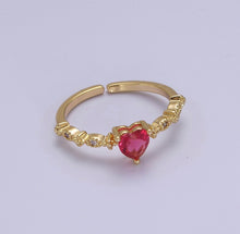 Load image into Gallery viewer, Pink Heart Gem Ring
