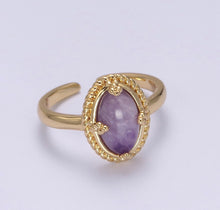 Load image into Gallery viewer, Amethyst Oval Ring
